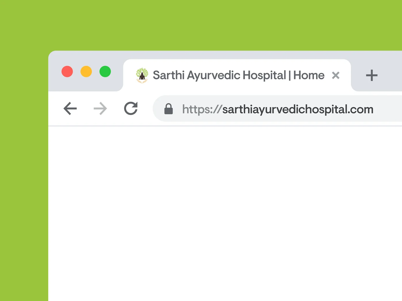 Sarthi favicon shown in a browser tab